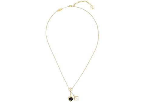 louis vuitton charm necklace dupe|louis vuitton necklace dice.